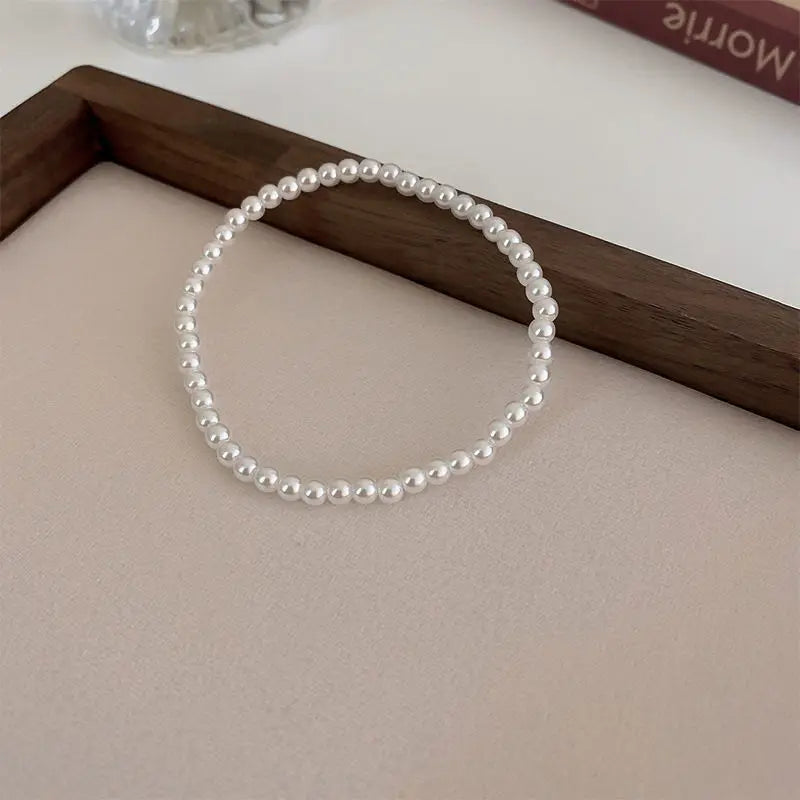 White Faux Bracelet