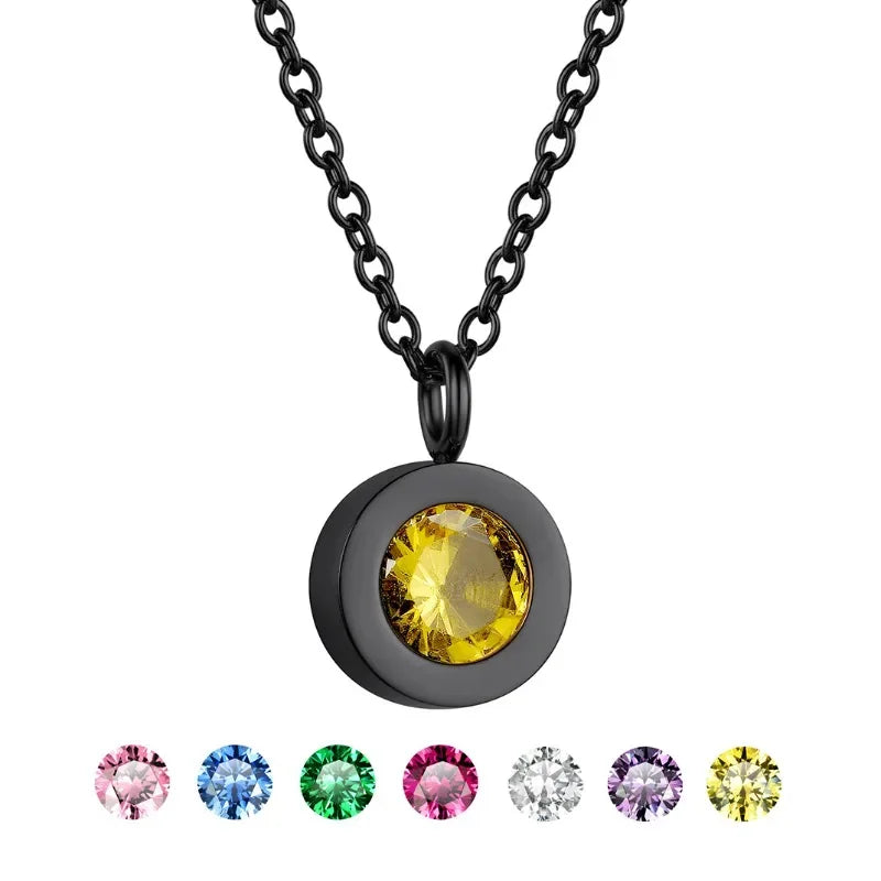 Zirconia Birthstone Necklace