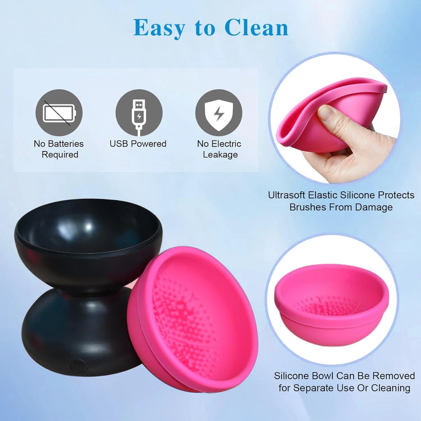 Electric Makeup Brush cleaner
