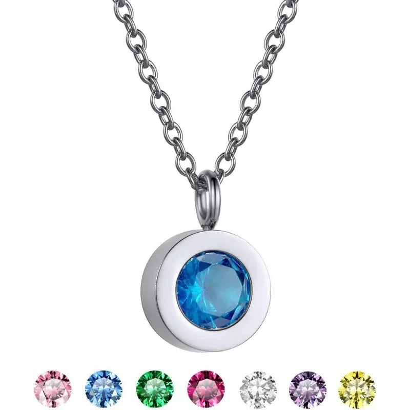 Zirconia Birthstone Necklace