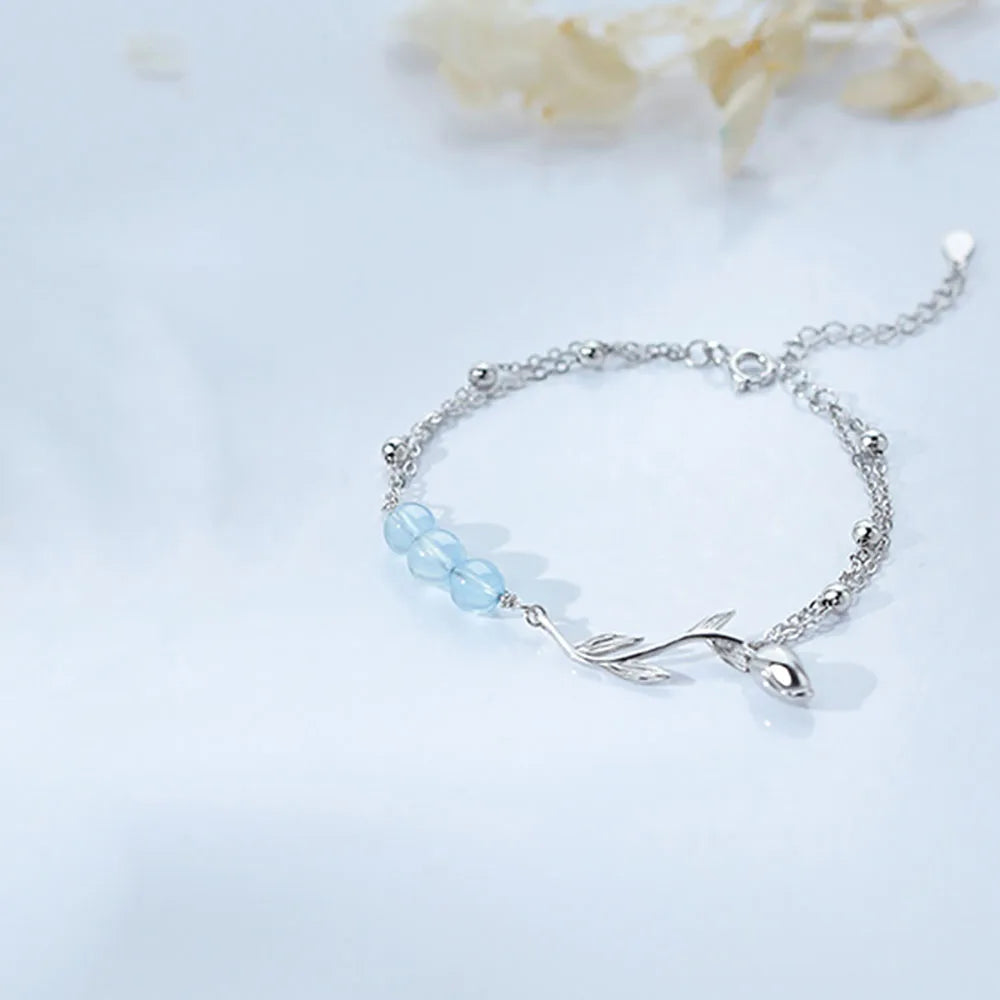 Silver Tulip Bracelet