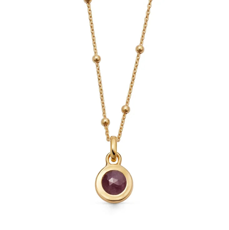 Geometry Birthstone Pendant