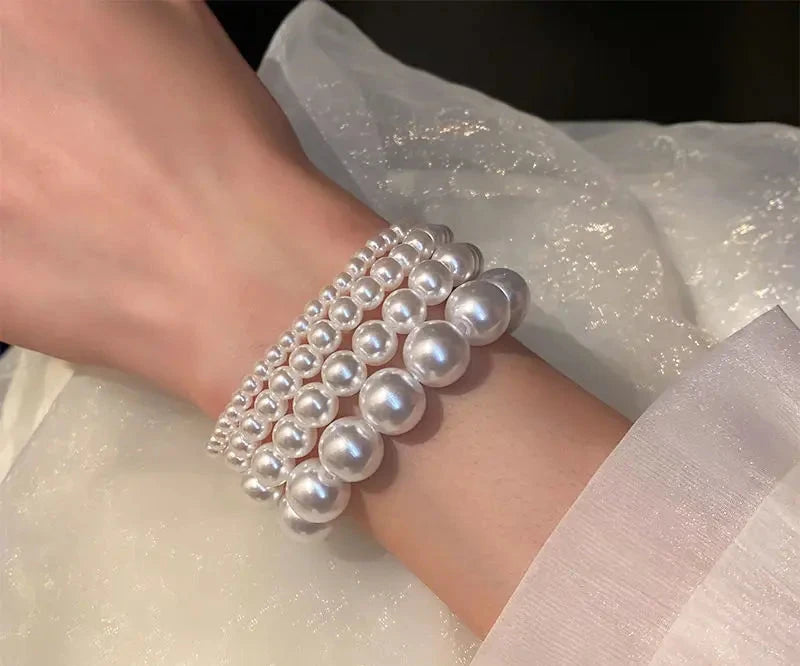 White Faux Bracelet
