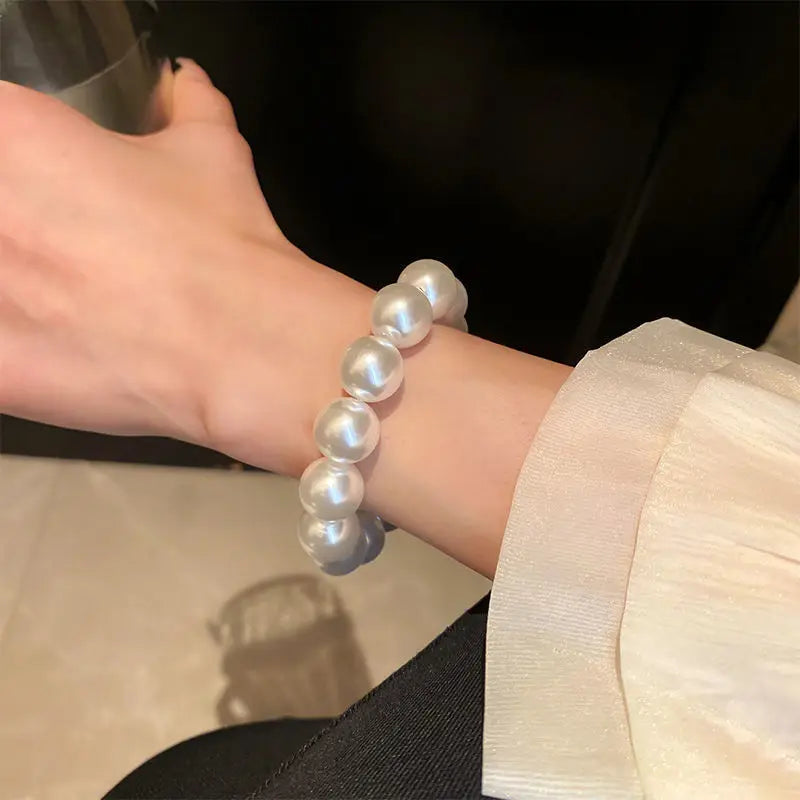 White Faux Bracelet