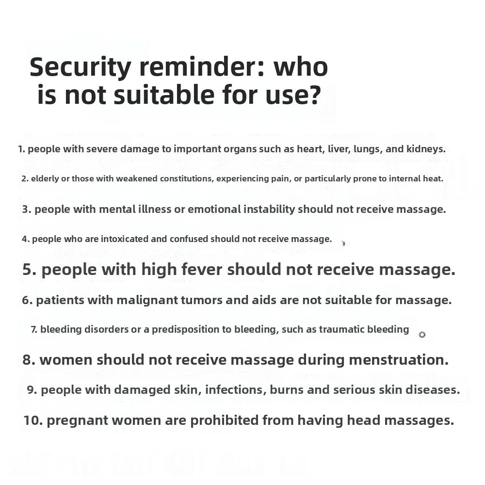 Multi-Purpose Electric Head massager