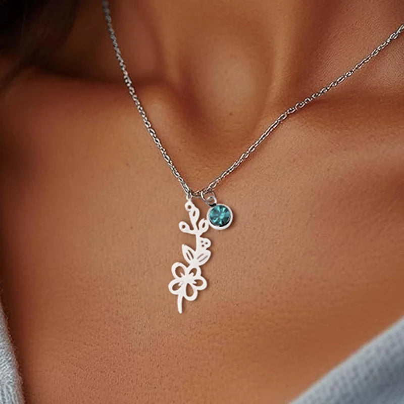 Birth Flower Necklace