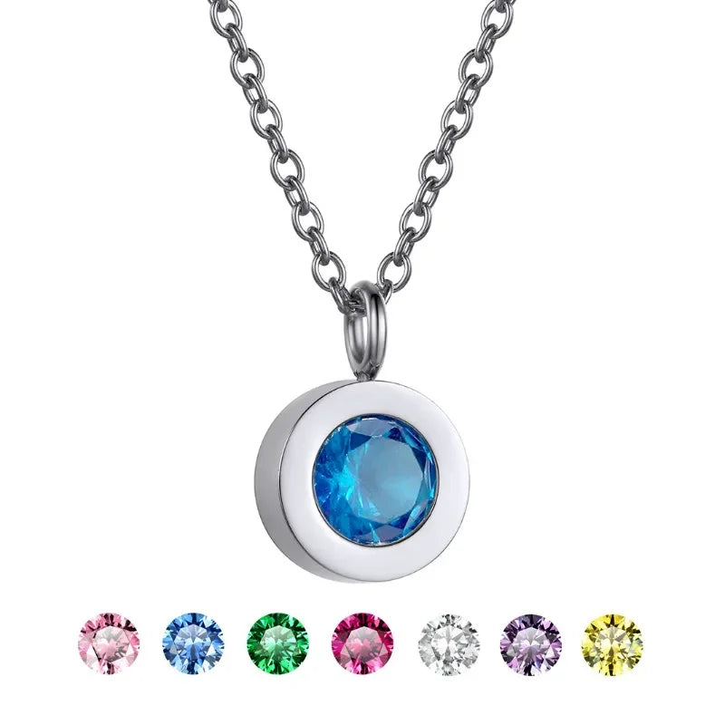 Zirconia Birthstone Necklace