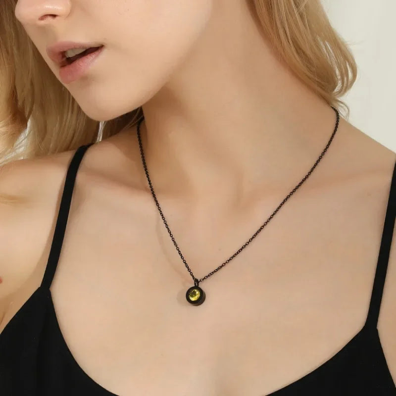 Zirconia Birthstone Necklace