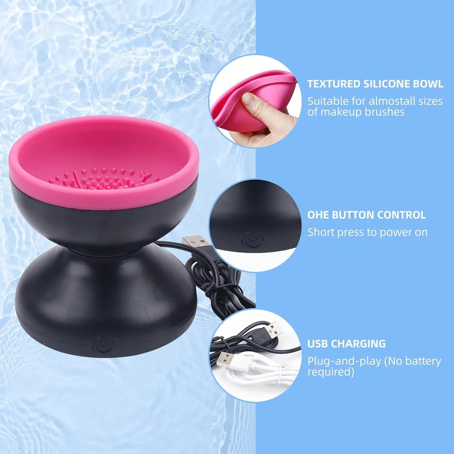 Electric Makeup Brush cleaner